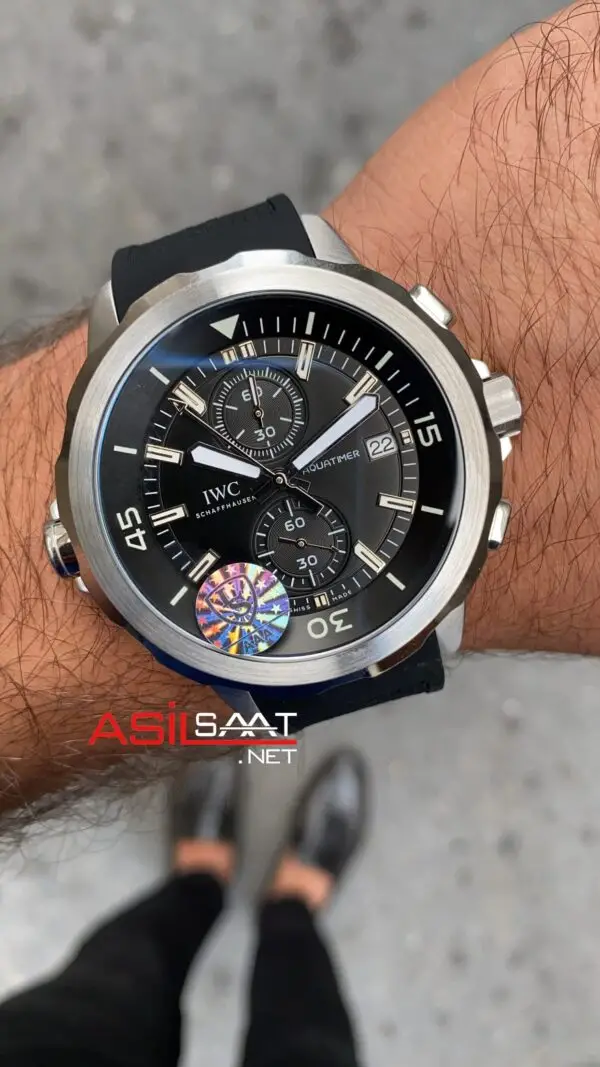 Iwc Aquatimer Chronograph IW376803 Siyah Kadran
