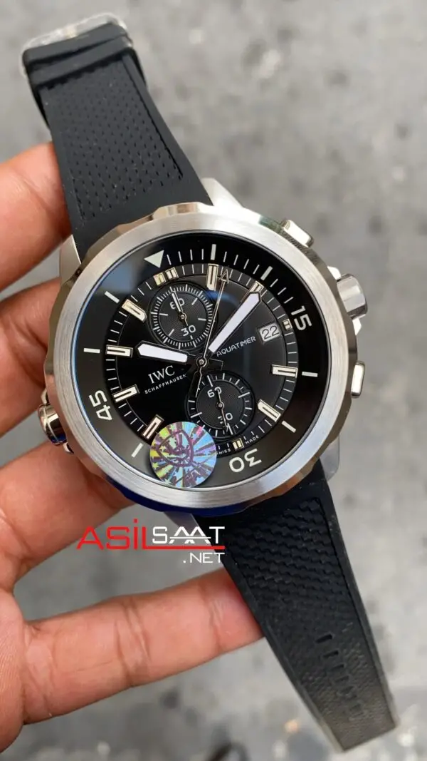 Iwc Aquatimer Chronograph IW376803 Siyah Kadran