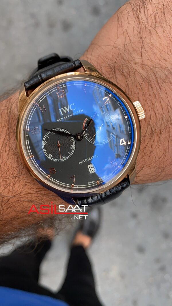 Iwc Portuguese Dragon Year IW500125 Rose Siyah Iwc Portuguese Dragon Year IW500125 Rose Siyah