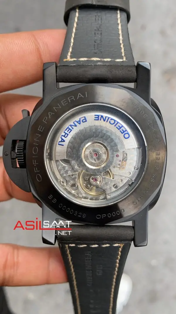 Panerai Lo Scienziato Luminor 1950 Skeleton Tourbillon PAM00528 PVD Black