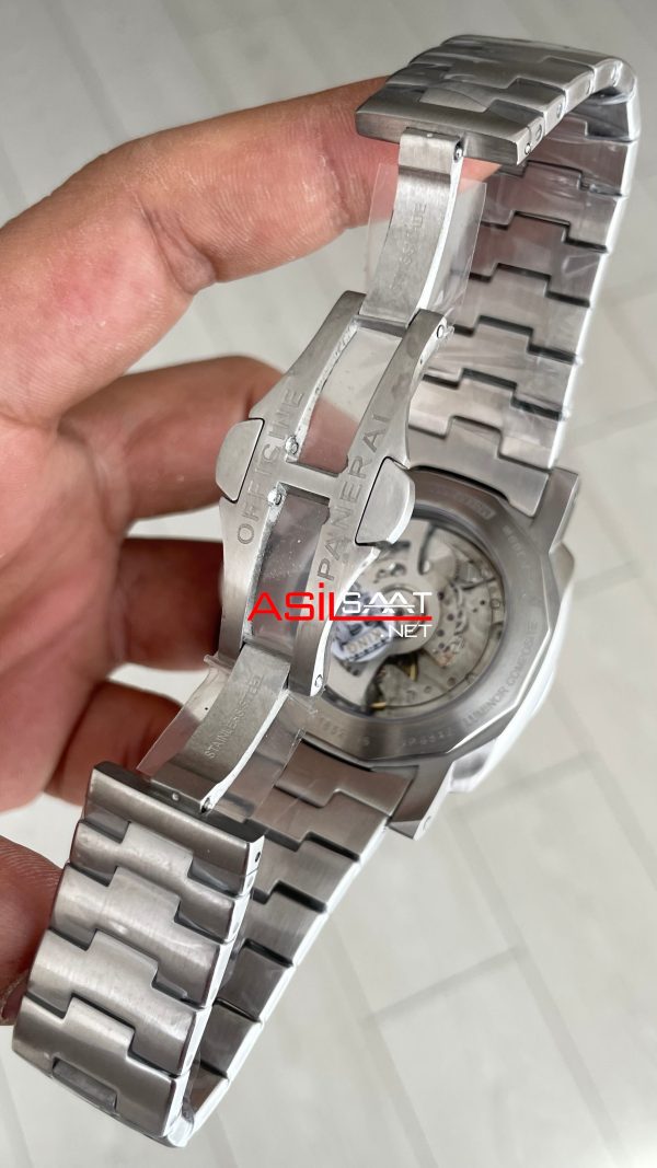 Panerai Luminor Bitempo Mavi 44mm Silver Replika Saat Panerai Luminor Bitempo Mavi 44mm Silver Replika Saat