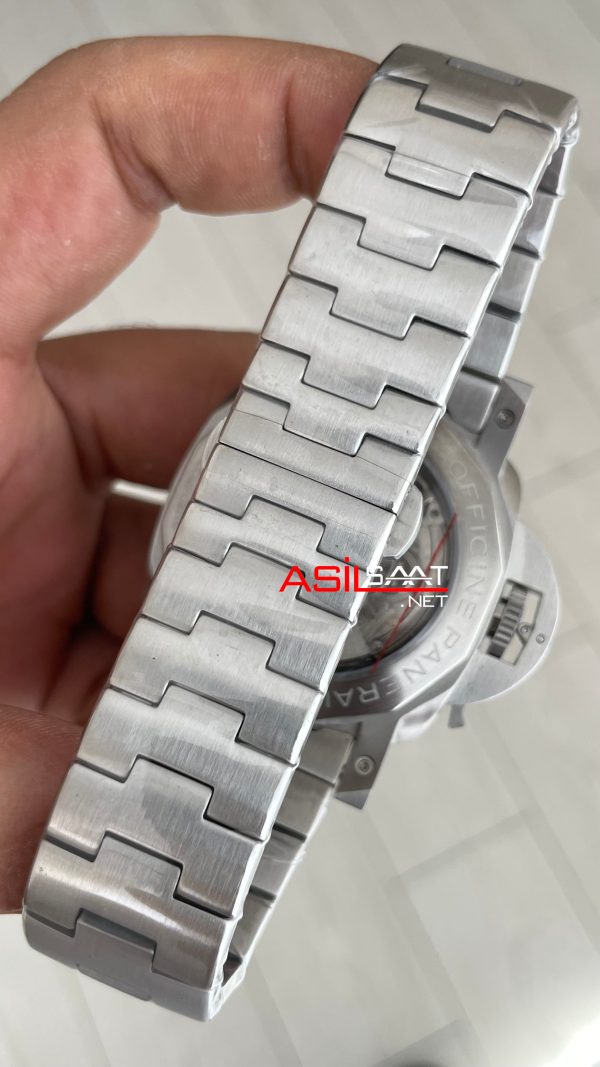 Panerai Luminor Bitempo Mavi 44mm Silver Replika Saat Panerai Luminor Bitempo Mavi 44mm Silver Replika Saat