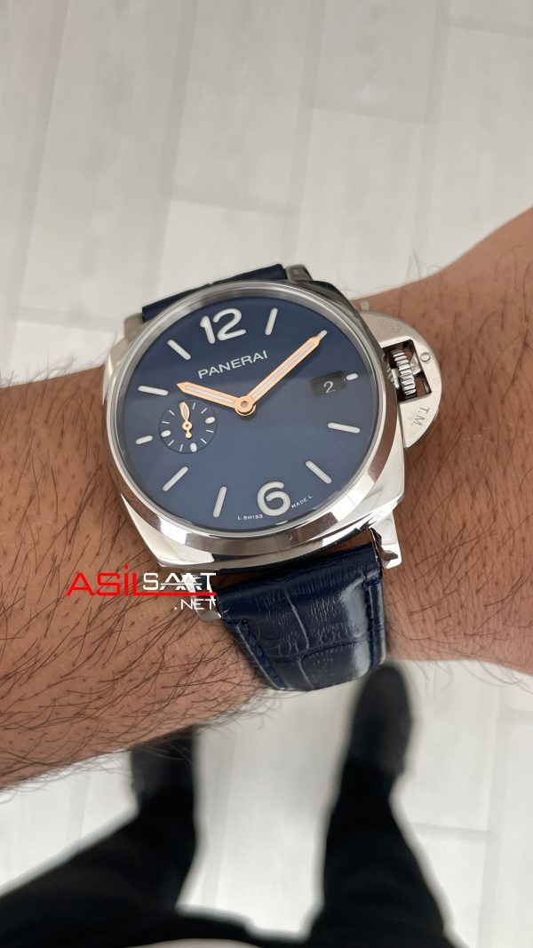 Panerai Luminor Due PAM01274 Mavi 42mm Erkek Kol Saati Panerai Luminor Due PAM01274 Mavi 42mm Erkek Kol Saati