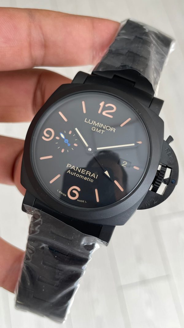 Panerai Luminor Marina Siyah Kadran PAM01562 PVD Black 44mm Replika Saat Panerai Luminor Marina Siyah Kadran PAM01562 PVD Black 44mm Replika Saat