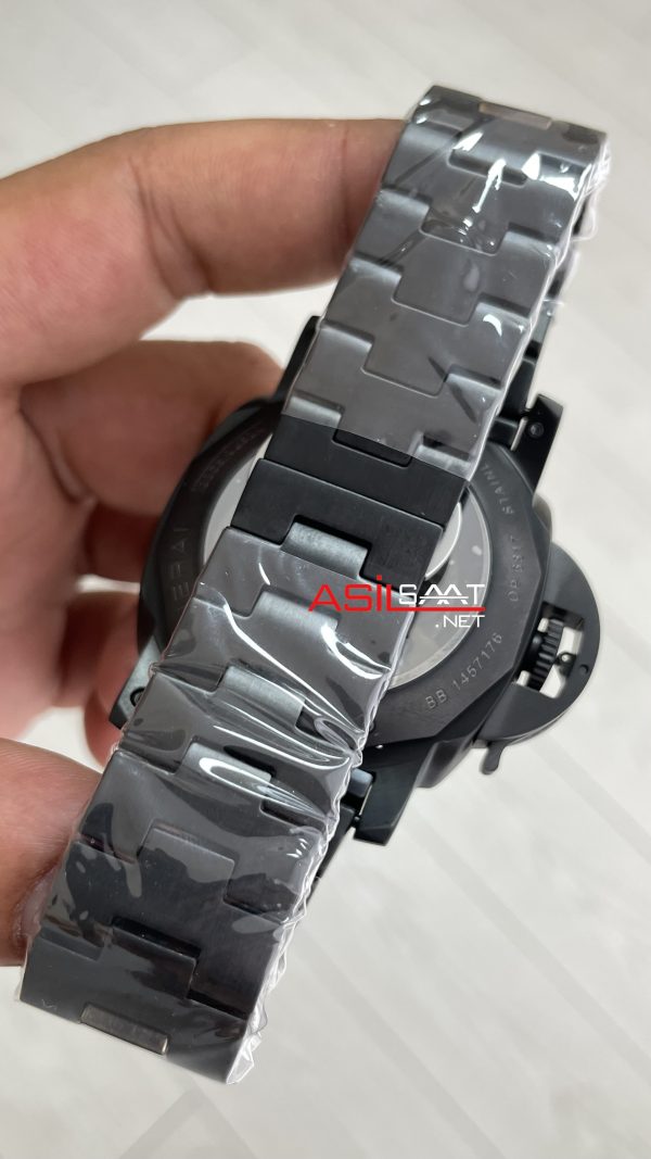 Panerai Luminor Marina Siyah Kadran PAM01562 PVD Black 44mm Replika Saat