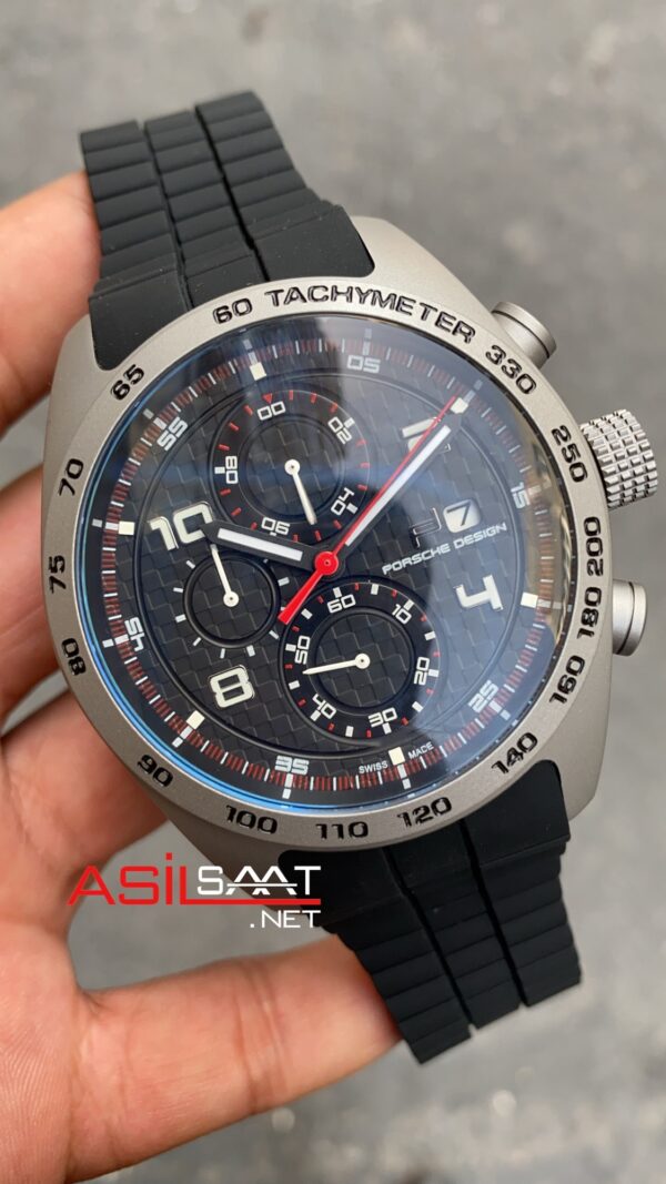 Porsche Design Dashboard P 6612 Gri Kasa Siyah Kadran Porsche Design Dashboard P 6612 Gri Kasa Siyah Kadran
