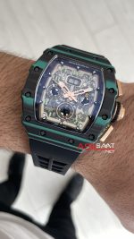 Richard Mille RM 011 Ultimate Edition Torquoise TPT Skeleton Flyback Chronograph