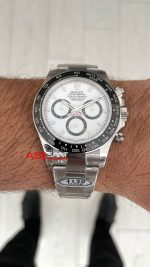 Rolex Daytona Panda 126500LN Beyaz Kadran 40mm Swiss ETA Saat Clean Factory