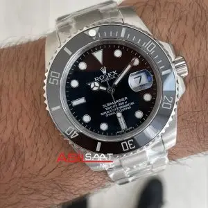 Rolex Submariner Date 126610LN Siyah Kadran 41mm Replika Saat