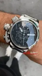 U-Boat Chimera 8065 Tungsten Skeleton Silver