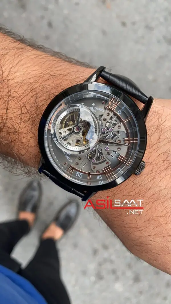 Vacheron Constantin Maitre Cabinotier Tourbillon Armillary Retrograde 57260 PVD Siyah