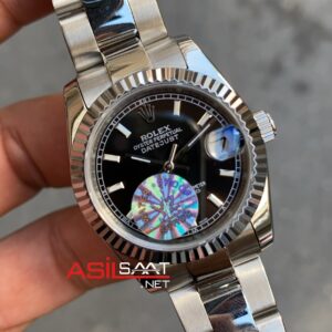 Rolex Datejust 31 mm Bayan Kol Saati 178240 Siyah Kadran Silver RBA056
