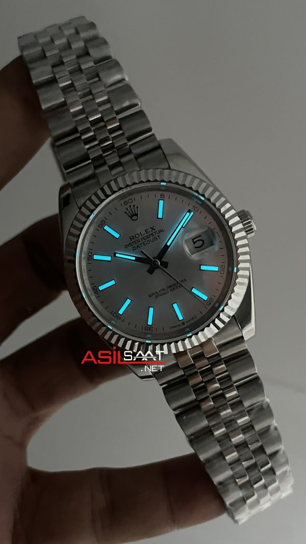 Rolex Datejust Beyaz Kadran 126334 Jubilee 41mm Replika Saat