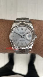 Rolex Datejust Beyaz Kadran 126334 Jubilee 41mm Replika Saat