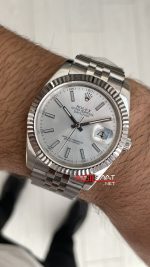 Rolex Datejust Beyaz Kadran 126334 Jubilee 41mm Replika Saat