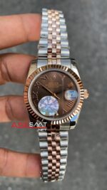 Rolex Datejust Chocolate 31 mm Jubilee Romen Kadran 278271 Bayan Kol Saati RBA059