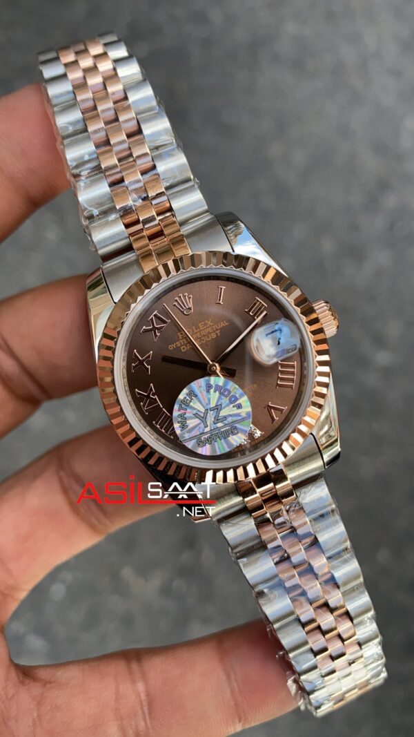 Rolex Datejust Chocolate 31 mm Jubilee Romen Kadran 278271 Bayan Kol Saati RBA059