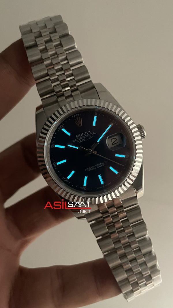Rolex Datejust Mavi Kadran 126334 Jubilee Blue 41mm Replika Saat