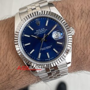 Rolex Datejust Mavi Kadran 126334 Jubilee Blue 41mm Replika Saat