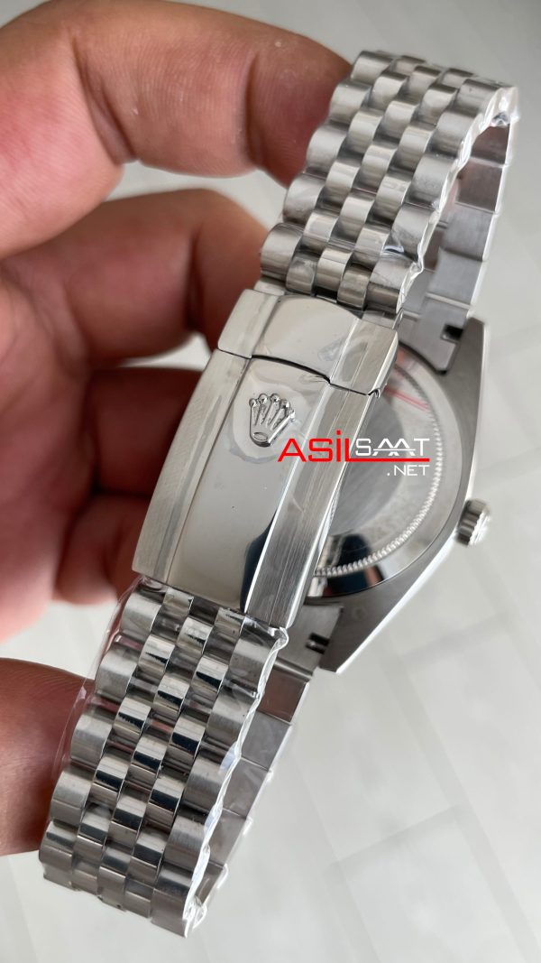 Rolex Datejust Siyah Kadran 126334 Jubilee Black 41mm Replika Saat