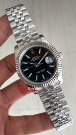 Rolex Datejust Siyah Kadran 126334 Jubilee Black 41mm Replika Saat