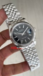 Rolex Datejust Siyah Kadran 126334 Jubilee Black 41mm Replika Saat