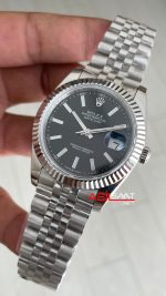 Rolex Datejust Siyah Kadran 126334 Jubilee Black 41mm Replika Saat