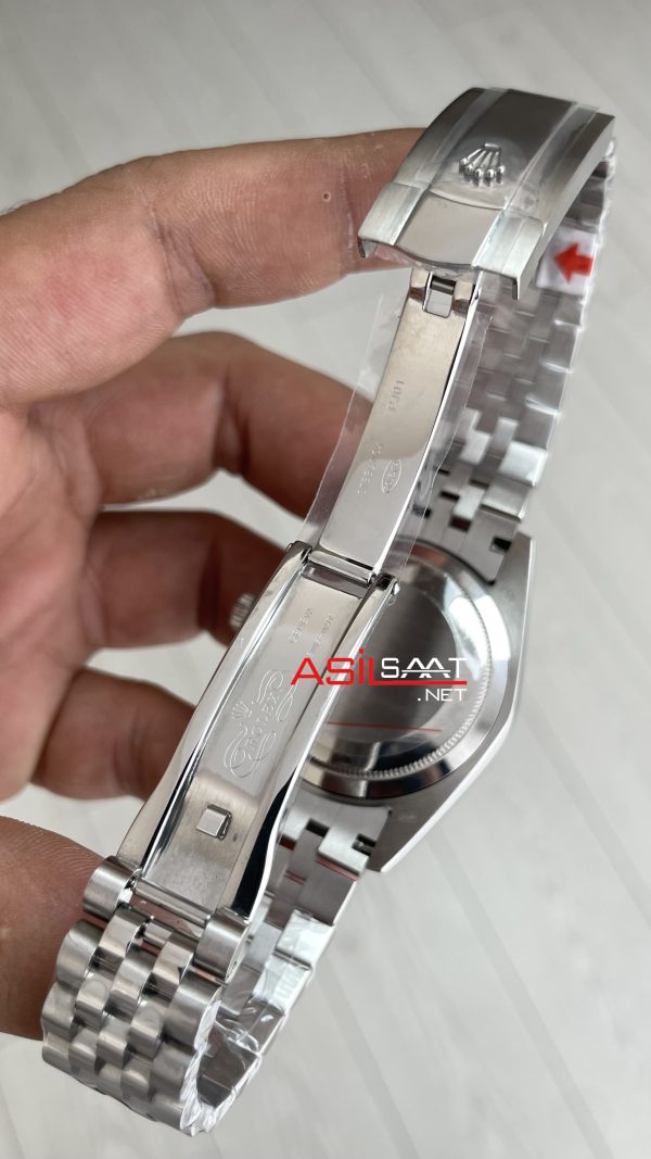 Rolex Datejust Siyah Kadran 126334 Jubilee Black 41mm Replika Saat