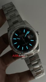 Rolex Datejust Siyah Kadran 126334 Oyster 41mm Replika Saat