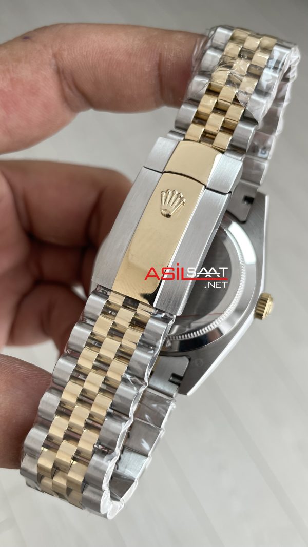 Rolex Datejust Siyah Taşlı 126333 Jubilee Diamond Black Dial Two Tone Gold Black 41mm Replika Saat Rolex Datejust Siyah Taşlı 126333 Jubilee Diamond Black Dial Two Tone Gold Black 41mm Replika Saat
