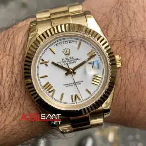 Rolex Day Date 2282238 White Gold President 40 mm