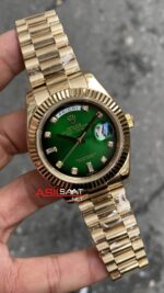 Rolex Day Date Green Diamond 128238 President