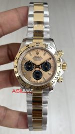 Rolex Daytona Cosmograph 126503 Champagne Two Tone Gold 40mm Replika Saat