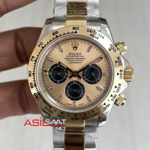 Rolex Daytona Cosmograph 126503 Champagne Two Tone Gold 40mm Replika Saat