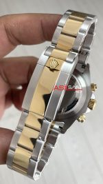 Rolex Daytona Cosmograph 126503 Two Tone Gold 40mm Siyah Kadran Replika Saat