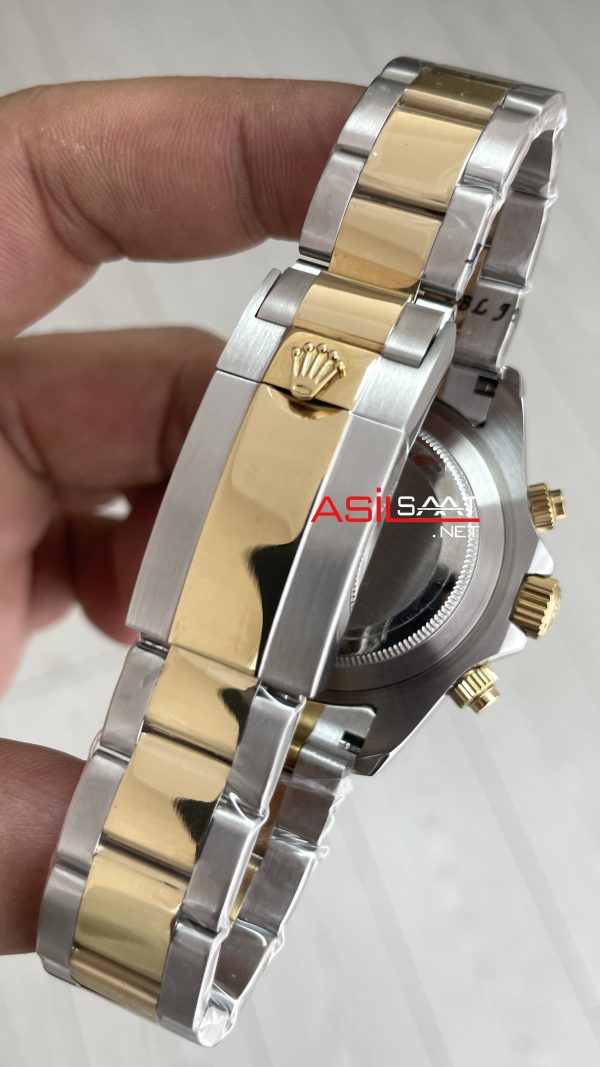 Rolex Daytona Cosmograph 126503 Two Tone Gold 40mm Siyah Kadran Replika Saat Rolex Daytona Cosmograph 126503 Two Tone Gold 40mm Siyah Kadran Replika Saat