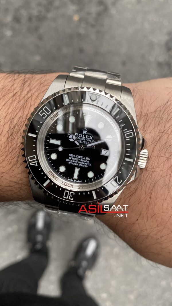 Rolex Deepsea 136660 Siyah 44 mm Replika Saat