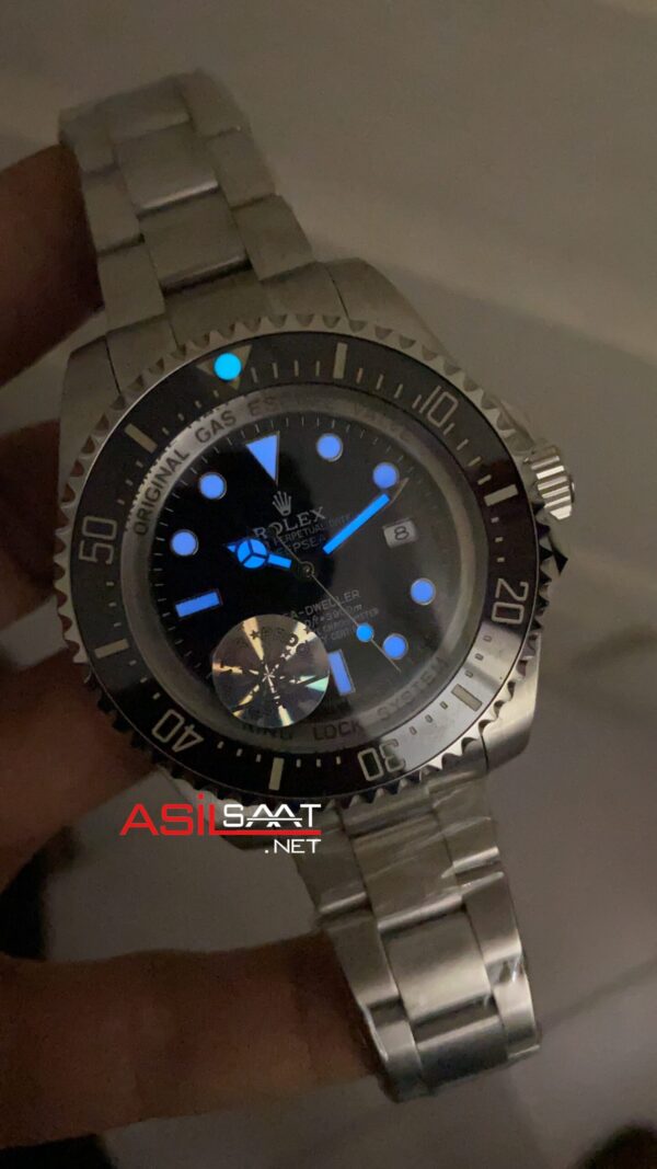 Rolex Deepsea 136660 Siyah 44 mm Replika Saat