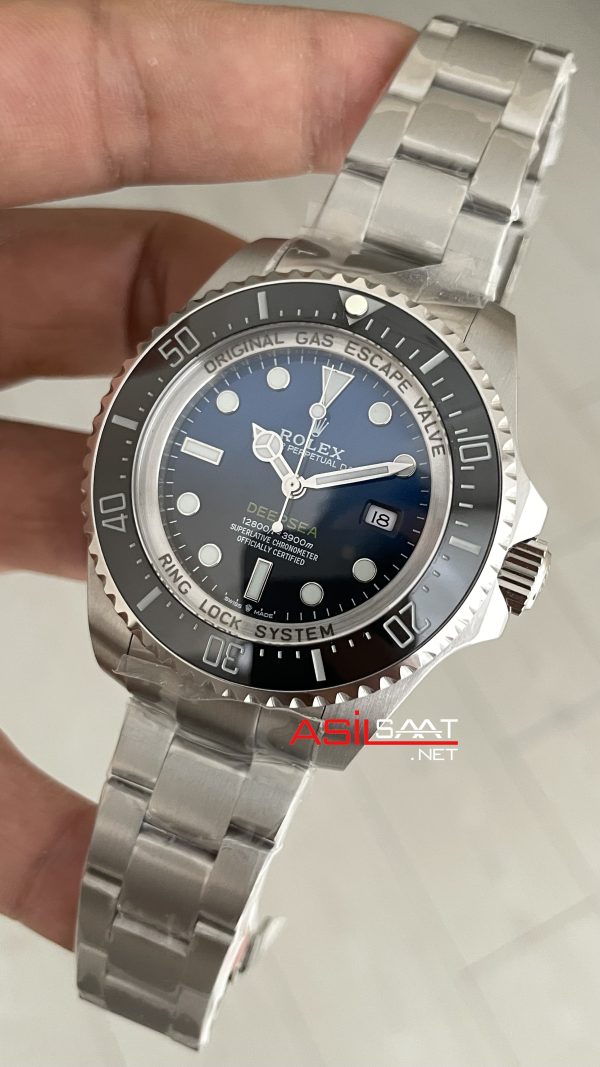 Rolex Deepsea Mavi 136660 D Blue James Cameron 44mm Replika Saat Rolex Deepsea Mavi 136660 D Blue James Cameron 44mm Replika Saat