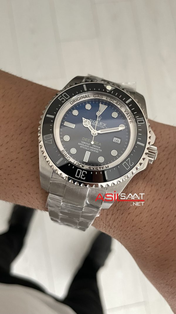 Rolex Deepsea Mavi 136660 D Blue James Cameron 44mm Replika Saat Rolex Deepsea Mavi 136660 D Blue James Cameron 44mm Replika Saat