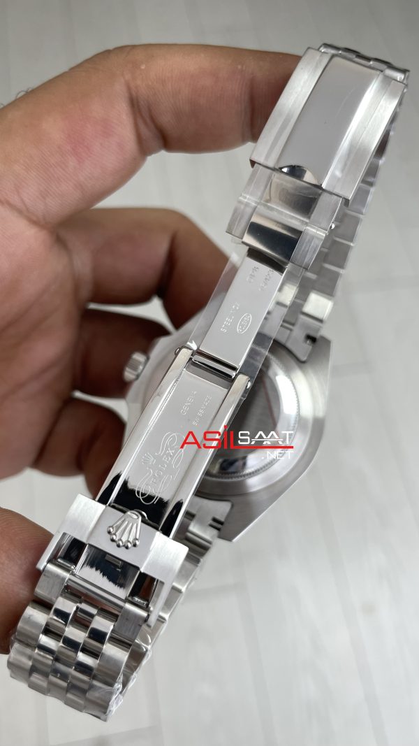 Rolex Gmt Master II Batgirl Jubilee 126710BLNR Batman 40mm Silver Replika Saat Rolex Gmt Master II Batgirl Jubilee 126710BLNR Batman 40mm Silver Replika Saat