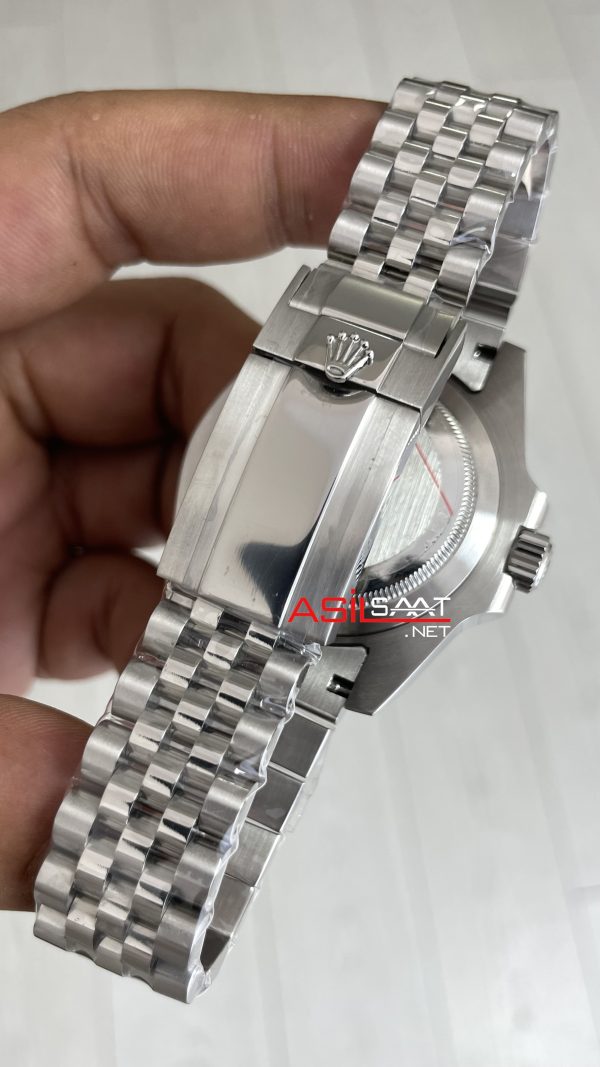 Rolex Gmt Master II Batgirl Jubilee 126710BLNR Batman 40mm Silver Replika Saat Rolex Gmt Master II Batgirl Jubilee 126710BLNR Batman 40mm Silver Replika Saat