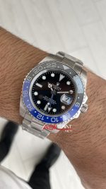 Rolex Gmt Master II Batman 126710BLNR Oyster 40mm Replika Saat