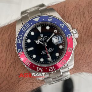 Rolex Pepsi Gmt Master II 126710BLNO Oyster 40mm Replika Saat