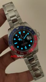 Rolex Pepsi Gmt Master II 126710BLNO Oyster 40mm Replika Saat