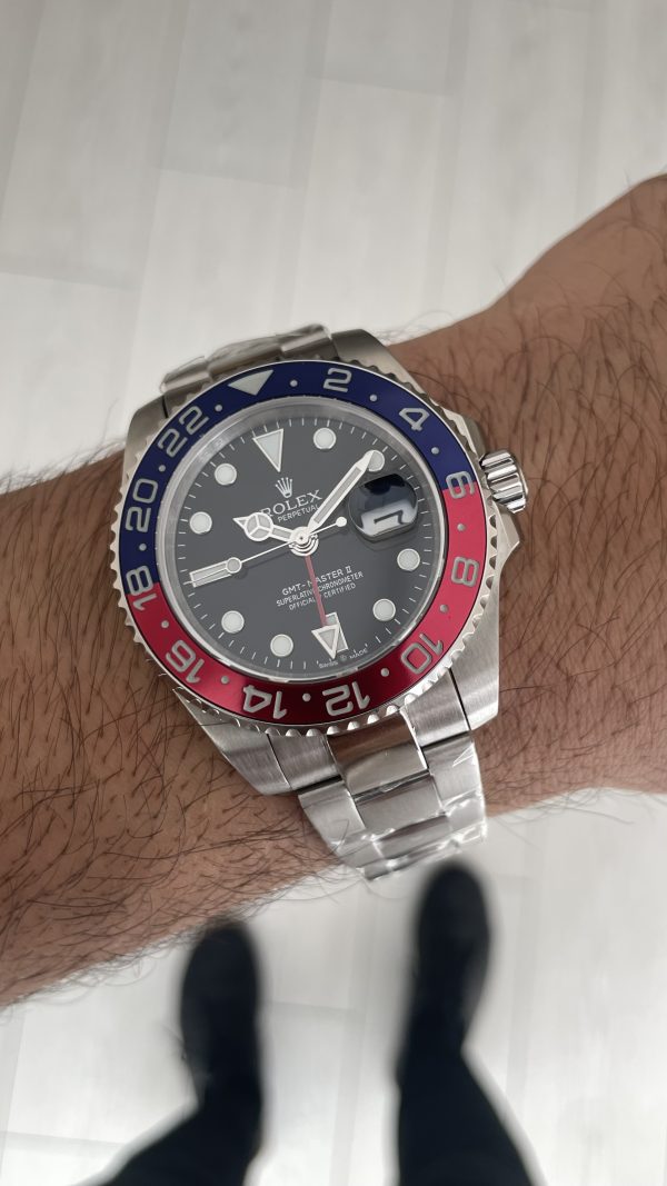 Rolex Pepsi Gmt Master II 126710BLNO Oyster 40mm Replika Saat