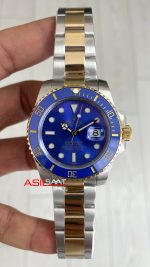 Rolex Submariner Bluesy 126613LB Mavi Kadran 41mm Two Tone Gold Replika Saat