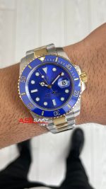 Rolex Submariner Bluesy 126613LB Mavi Kadran 41mm Two Tone Gold Replika Saat