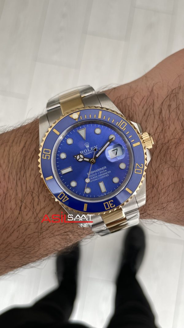 Rolex Submariner Bluesy 126613LB Mavi Kadran 41mm Two Tone Gold Replika Saat Rolex Submariner Bluesy 126613LB Mavi Kadran 41mm Two Tone Gold Replika Saat