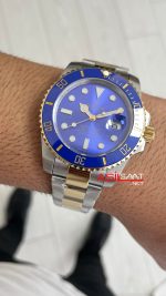 Rolex Submariner Bluesy 126613LB Mavi Kadran 41mm Two Tone Gold Replika Saat